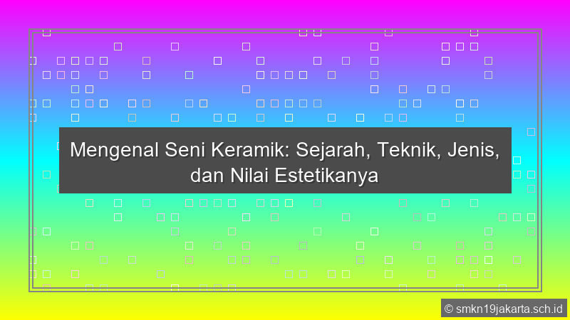 Seni Keramik