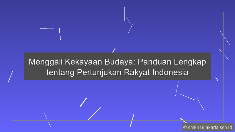 Pertunjukan Rakyat