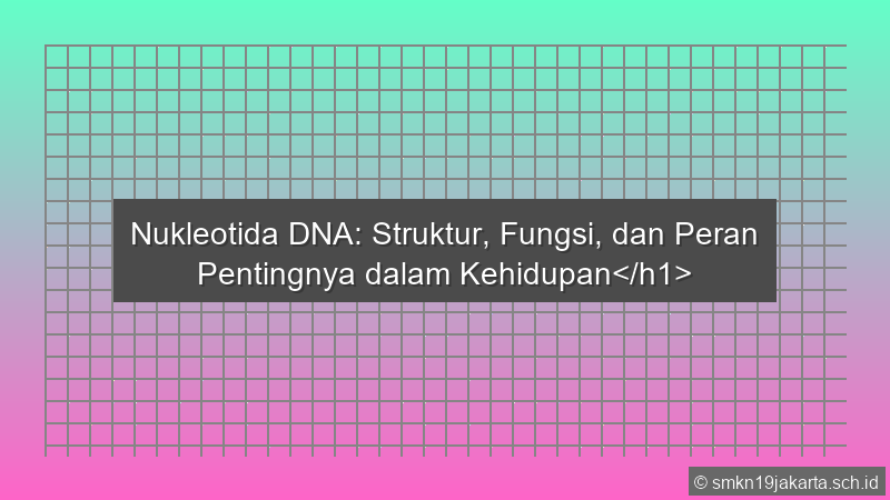 Nukleotida Dna