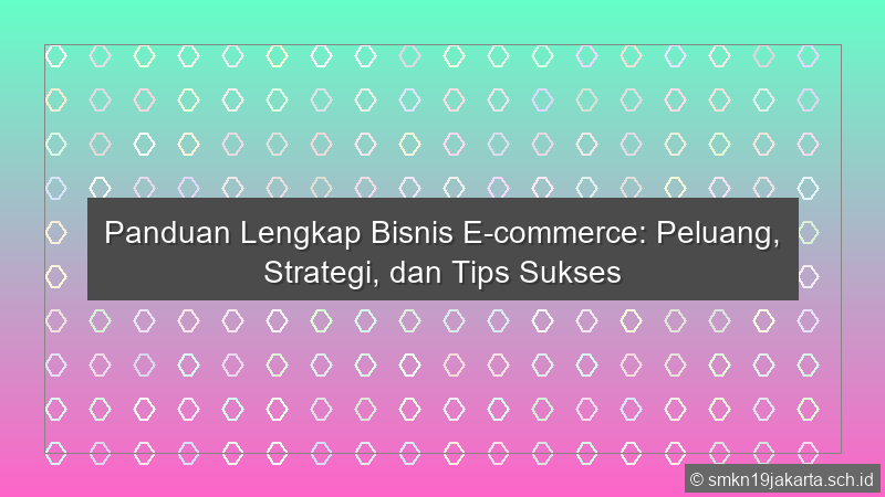 E Commerce Bisnis