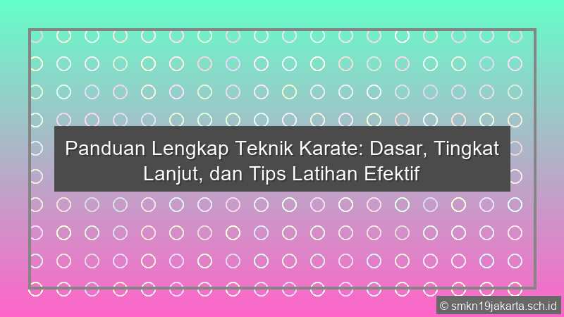 Karate Teknik