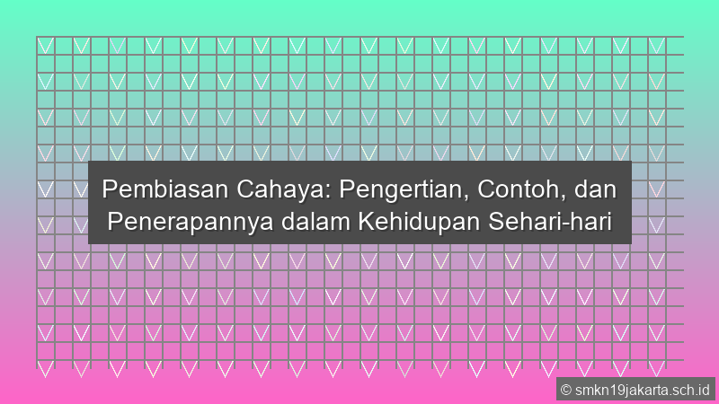 Pembiasan Cahaya