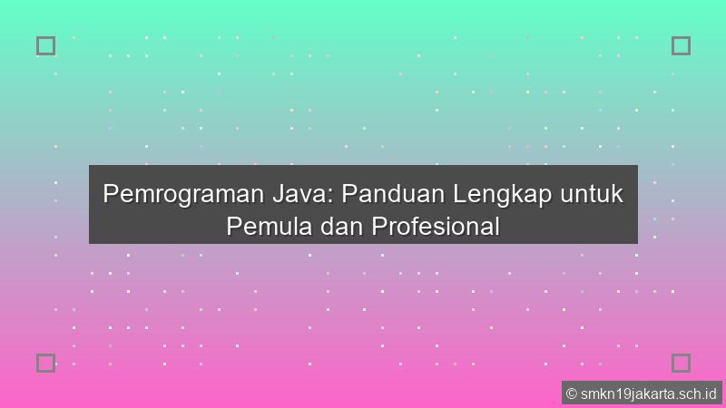 Pemrograman Java