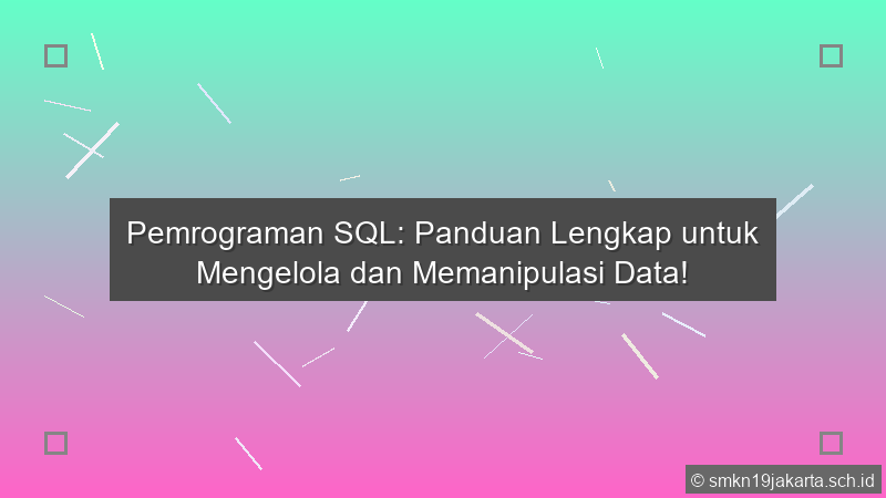 Pemrograman Sql