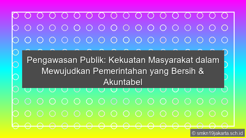 Pengawasan Publik