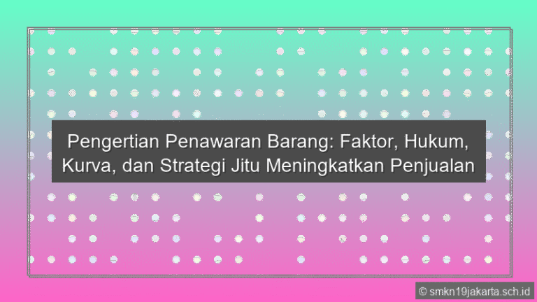 Penawaran Barang