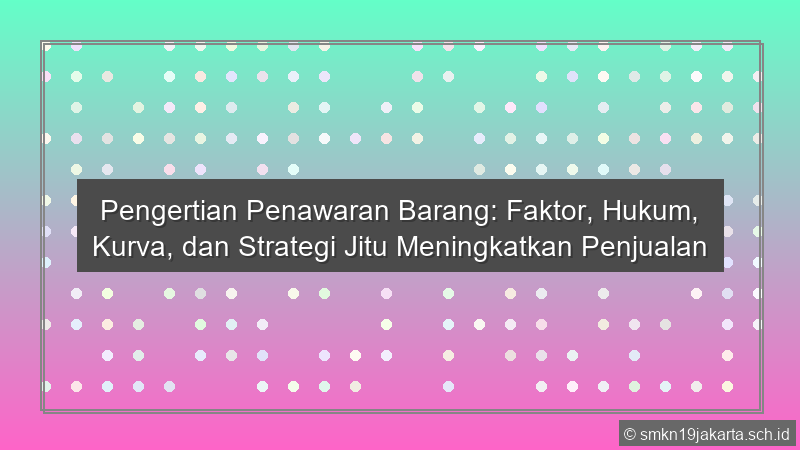 Penawaran Barang