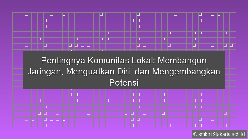 Komunitas Lokal