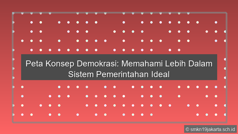 Peta Konsep Demokrasi