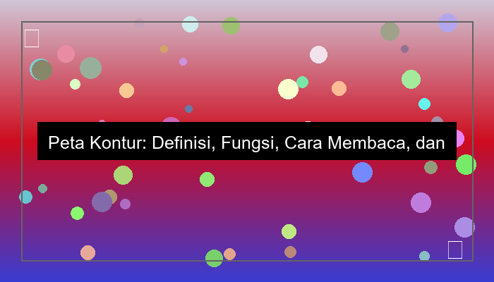 peta kontur