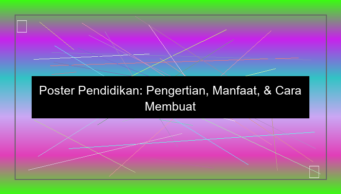 poster pendidikan