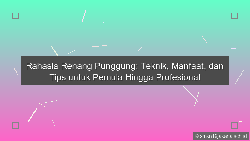 Renang Punggung