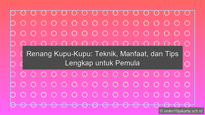 Renang Kupu Kupu