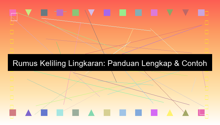 keliling lingkaran