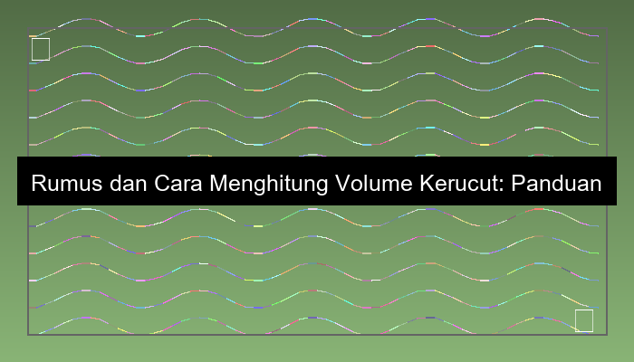 volume kerucut