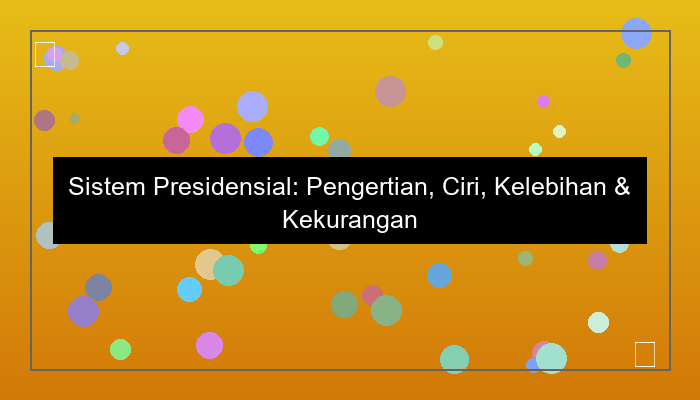 sistem presidensial