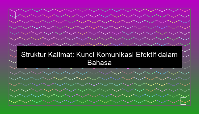 struktur kalimat