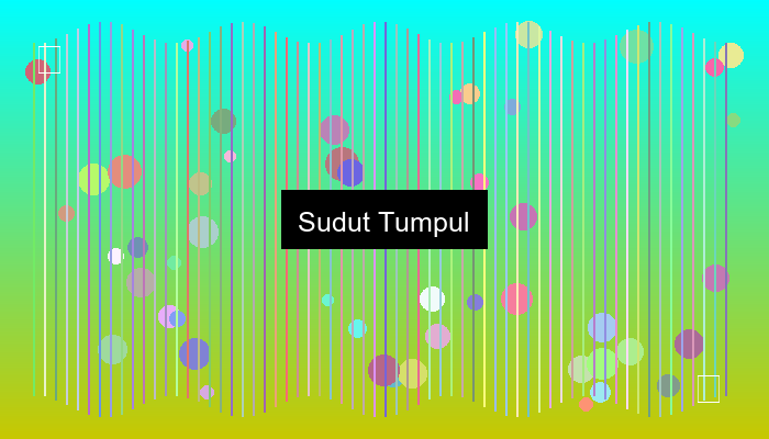 sudut tumpul