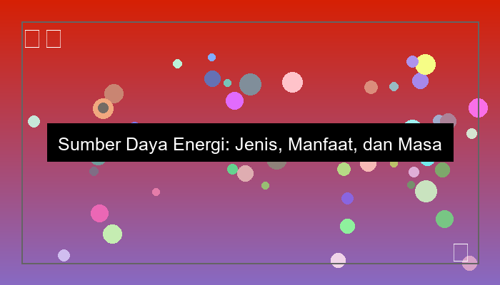 sumber daya energi