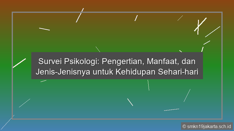 Survei Psikologi