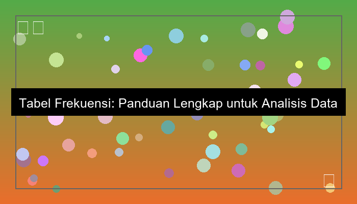 tabel frekuensi