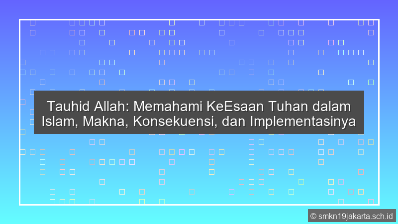Tauhid Allah