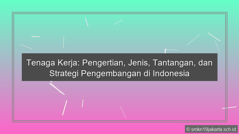 Tenaga Kerja