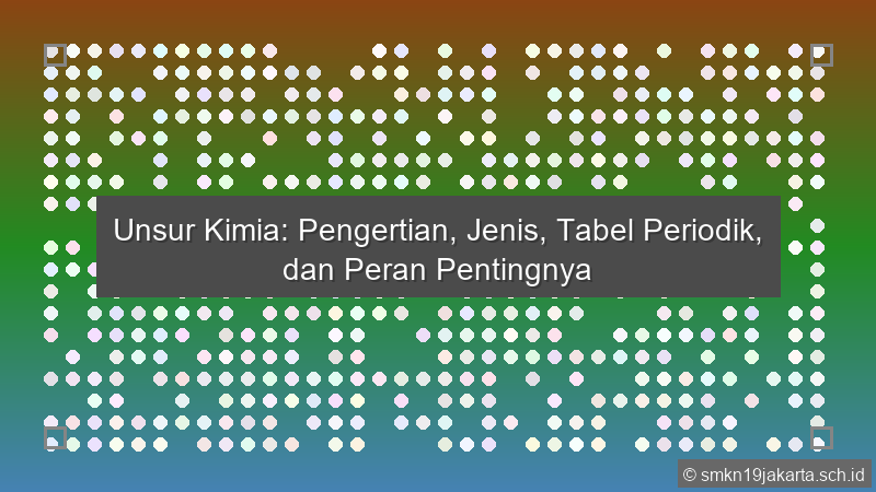 Unsur Kimia