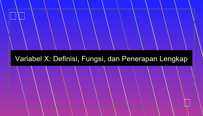 variabel x