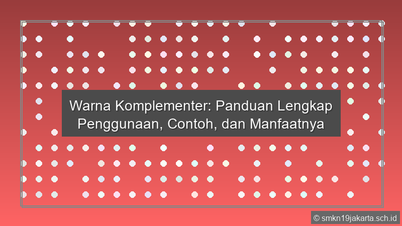 Warna Komplementer
