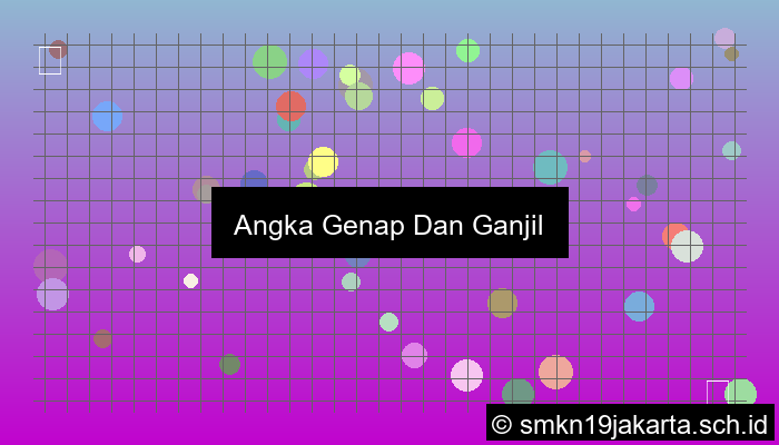 angka genap dan ganjil