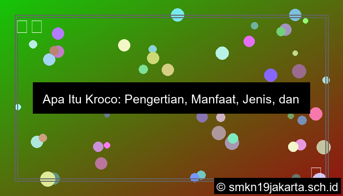 apa itu kroco