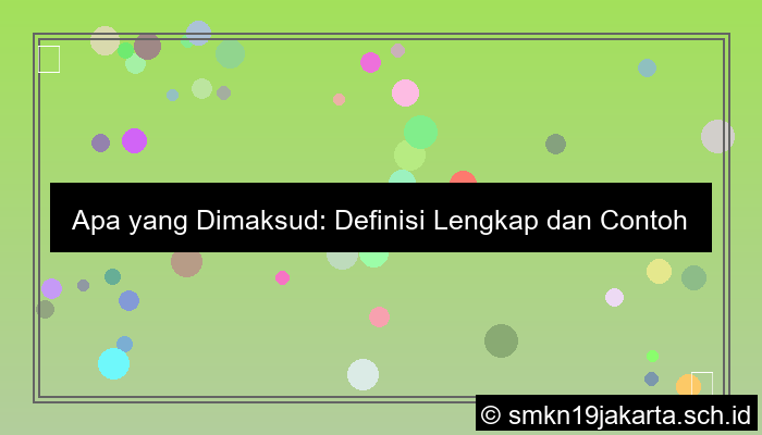 apa yg di maksud