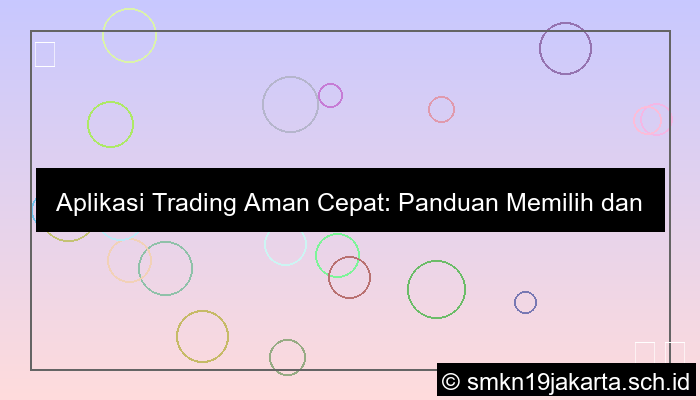 Aplikasi trading aman cepat