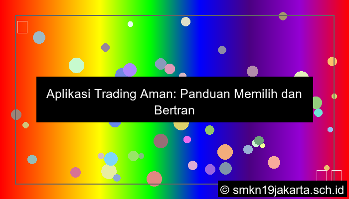 Aplikasi trading aman