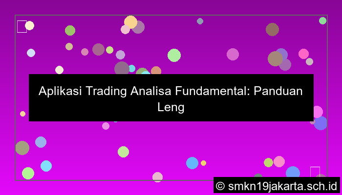 grafik Aplikasi trading analisa fundamental