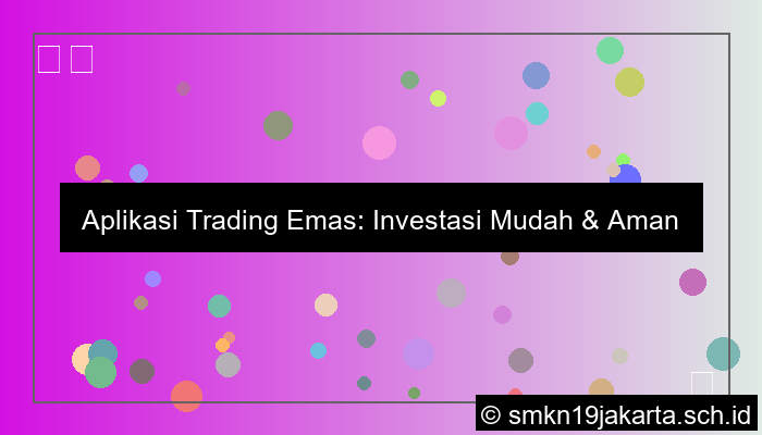 visual Aplikasi trading emas