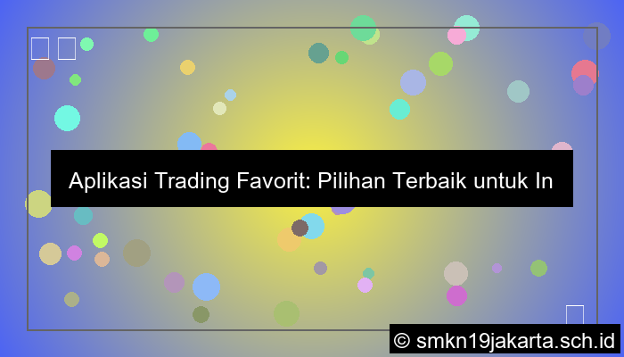 grafik Aplikasi trading favorit
