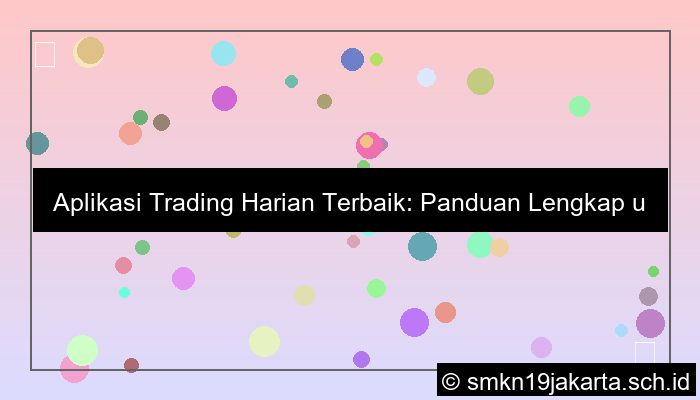ilustrasi Aplikasi trading harian