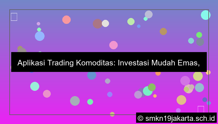 grafik Aplikasi trading komoditas