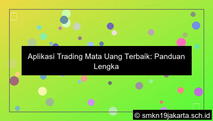 visual Aplikasi trading mata uang