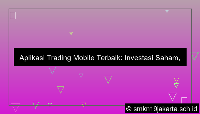desain Aplikasi trading mobile