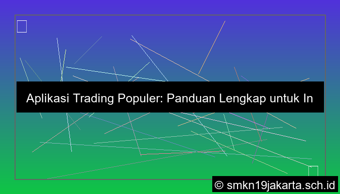 Aplikasi trading populer