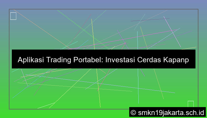 grafik Aplikasi trading portabel