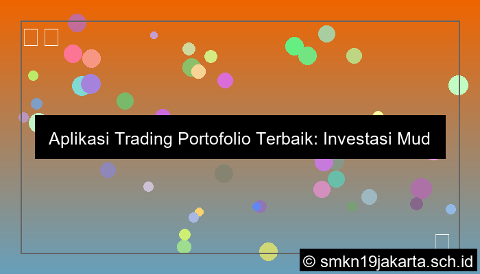 Aplikasi trading portofolio
