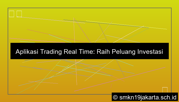 Aplikasi trading real time