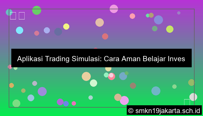 visual Aplikasi trading simulasi