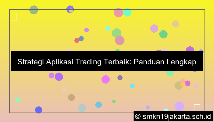 Aplikasi trading strategi