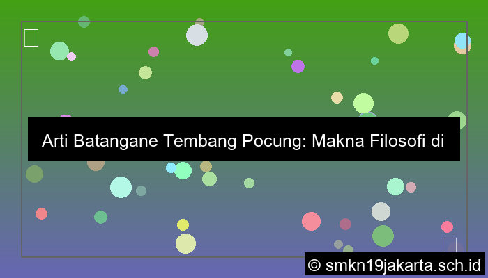 arti batangane tembang pocung