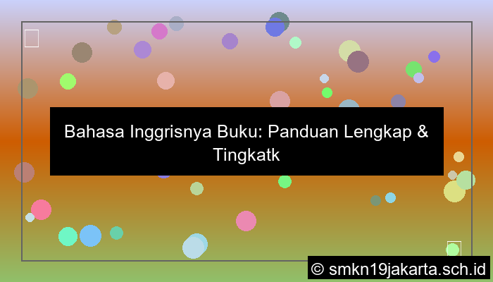 ilustrasi bahasa inggrisnya buku